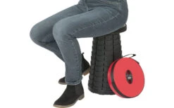 Wedo Sittogo Teleskophocker Rot -Campingmöbelgeschäft 333926 2206197