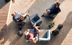 One Bar Element 2 Aufblasbarer Sessel / Sitzelement Light Grey / Green -Campingmöbelgeschäft 365723 2596807