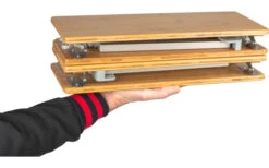 Bo-Camp Urban Outdoor Southwark Bambus-Alu Rolltisch 60 X 40 Cm -Campingmöbelgeschäft 391853 2892004